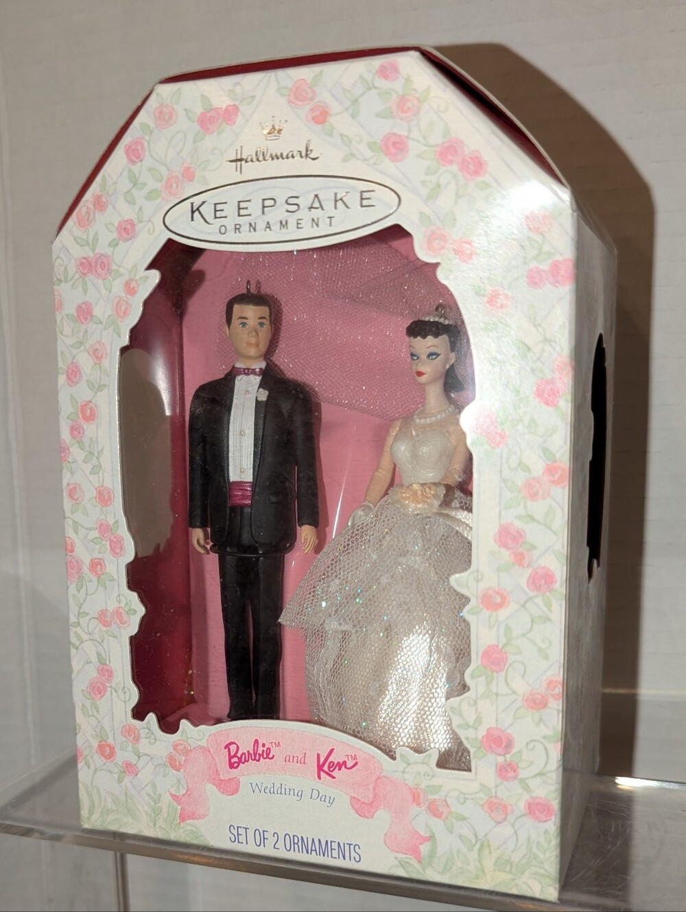 Hallmark Barbie & Ken Wedding Day Ornaments 1997